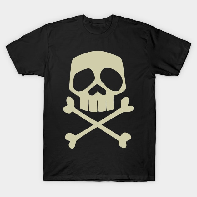 Captain Harlock skull (color variation) T-Shirt by DCMiller01